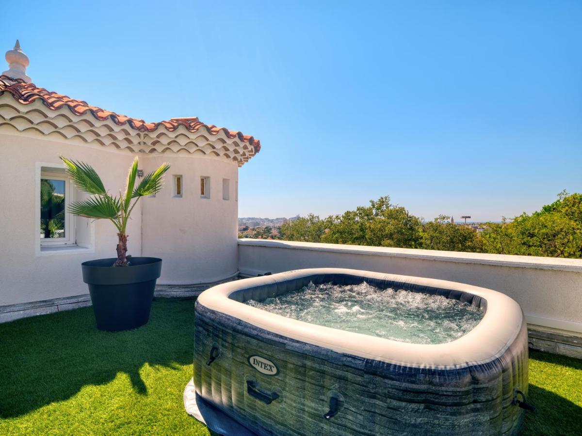 马赛La Bastide De Saint Barnabe - Jacuzzi Terrasse Clim Wifi Parking Petanque公寓 外观 照片