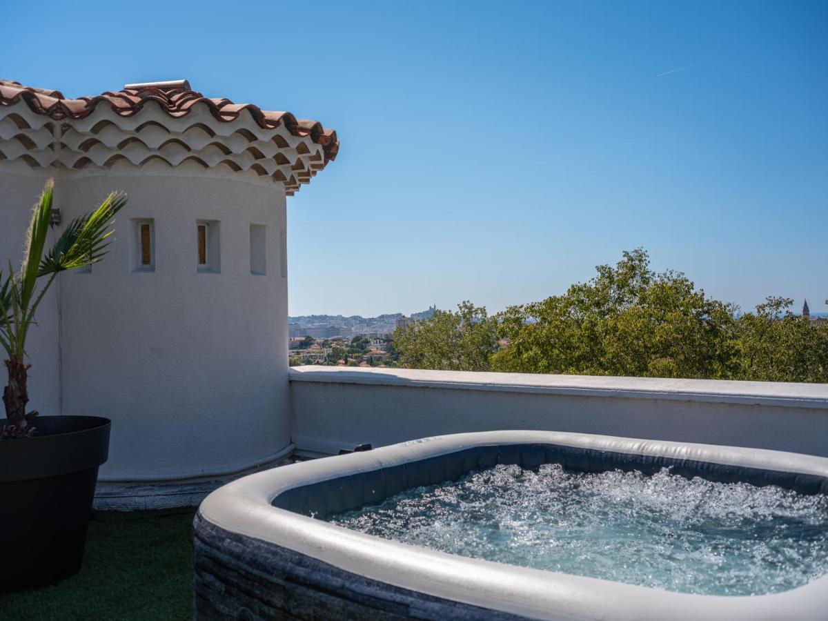 马赛La Bastide De Saint Barnabe - Jacuzzi Terrasse Clim Wifi Parking Petanque公寓 外观 照片